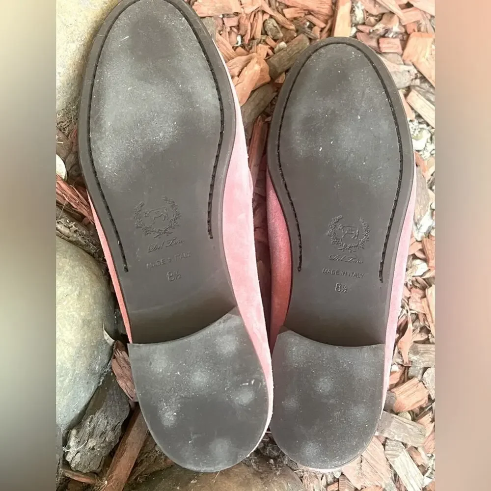 NWOB Del Toro Suede Milano Loafers begonia suede size 8.5